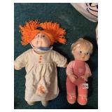 CABBAGE PATCH DOLL & KENNER WIPE YOUR TEARS DOLL
