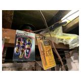 LICENSE PLATES, CLIPS, WIRE STRIPPER, CUTTER,