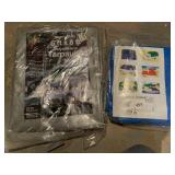 6 X 8 TARP AND 94" X 102 NEW TARP
