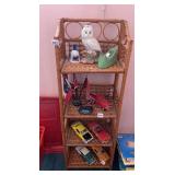 WOVEN SHELF UNIT 44" H X 15" X 10" D NO CONTENTS