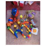 VINTAGE TUPPER TOYS, POP BEADS, FISHER PRICE