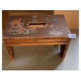 SMALL DUTCH STEP STOOL 13X8X7