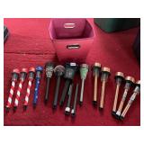 PATHWAY LIGHTS & PINK BASKET