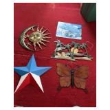 MOON, STAR, BUTTERFLY