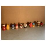 FULL PICNIC SET OF CUTE SALT AND PEPPER SHAKERS
