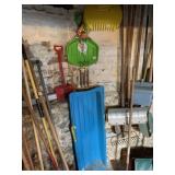 CHIMES, SHOVEL, LEAF PICK UP