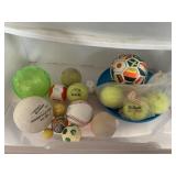 DRAWER OF SPORTS BALLS