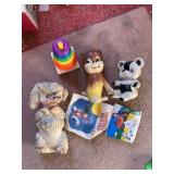 RUBBER JERRY MOUSE, POODLE, BEAR, STACKING RINGS