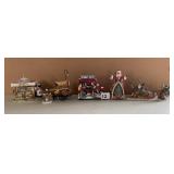 CHRISTMAS FIGURINES AND SANTA