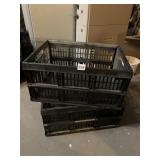 TWO COLLAPSING CRATES