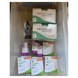 DIABETIC TEST STRIPS LOTS AND TESTER