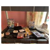 SUNGLASSES, LIGHT, BALL GAME, CHANGE PURSES, LAMP