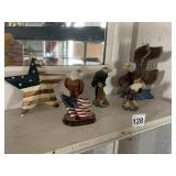 BALD EAGLE LOT FIGURES 2 TO 4 IN