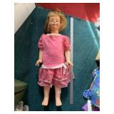 38" IDEAL DOLL WITH LITTLE LAURA DRESS