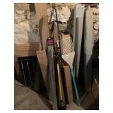 OVERSIZE FLY SWATTER, IRON STAND, ETC.