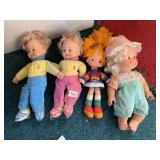 1985 JIM AND DANDY CBS TOYS DOLLS, RAINBOW BRITE