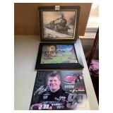 TRAIN PICTURES IN FRAMES