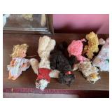 1968 MATTEL DOLL AND POM POM ANIMALS