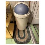 LARGE KITCHEN TRASH SWINGING LID CAN