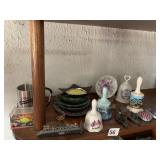 COLLECTABLE BELLS FROM TRAVELS AND CUPS