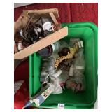 TOTE FILLED WITH HOLIDAY Dï¿½COR AND ORNAMENTS