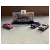 3 HOT WHEELS TOYS AND MOTOR MAX DISPLAY