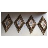 BURHMAN COMPANY 4 WALL HANGING DIAMOND PICTURES