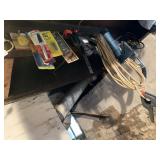 SCRAPER BLADE, FELT TIP MARKER, CLAMPS