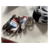 RADIO WITH CORD WORKS AND NEW EXTENSION CORDS