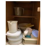 PLASTIC TUPPER WARE AND OTHERS