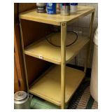 3 TIER ROLLING STEEL CART