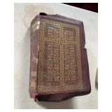 HOLY BIBLE COVER DAMAGED BINDING ROUGH SEE