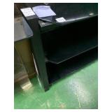 SMOKED GLASS TOP 3 TIER MEDIA STAND 22"" H X 48"