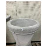 CEMENT PLANTER 22" H X 26" W