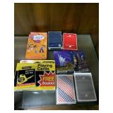 EIGHT DECKS OF PLAYING CARDS INCLUDING STANLEY