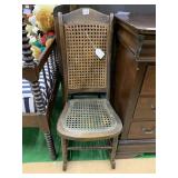 CANED BACK ROCKER 38" H