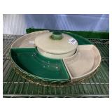 LAZY SUSAN WITH METAL STAND ONE OF THE BEIGE