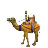 HAND CARVED CAMEL CAROUSEL 47 INCHES HIGH 47