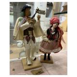 SPANISH MUSIC PLAYER AND FEMALE DANCER