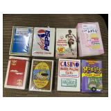 EIGHT DECKS OF PLAYING CARDS INCLUDING SEALED