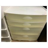 PLASTIC 4 STACK STORAGE UNIT