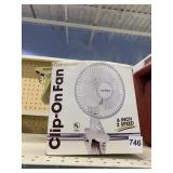 CLIP ON FAN 6 INCH TO SPEED