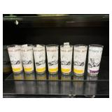 SEVEN ASSORTED ANTIQUE CAR GLASSES INCLUDING 1931