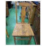 OAK SQUARE BOTTOM CHAIR