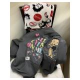 BETTY BOOP ZIP-UP SZ. 3X HOODIE, AND COCA COLA