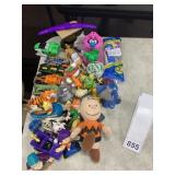ASSORTED TOYS, CUPS, PEZ, ETC.