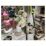 FISK PIANO BABY WITH DAMAGED FINGER AND HEAD, DOG