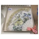 DEER EVERY DAY IT IS A CARD THAT IS ALSO A FAN