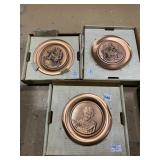 SET OF 3 YANKEE DOODLE AND OTHER PLATES