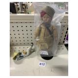 U P POSTMEN HINDU DOLL WITH BAG OR MAIL 12 INCHES